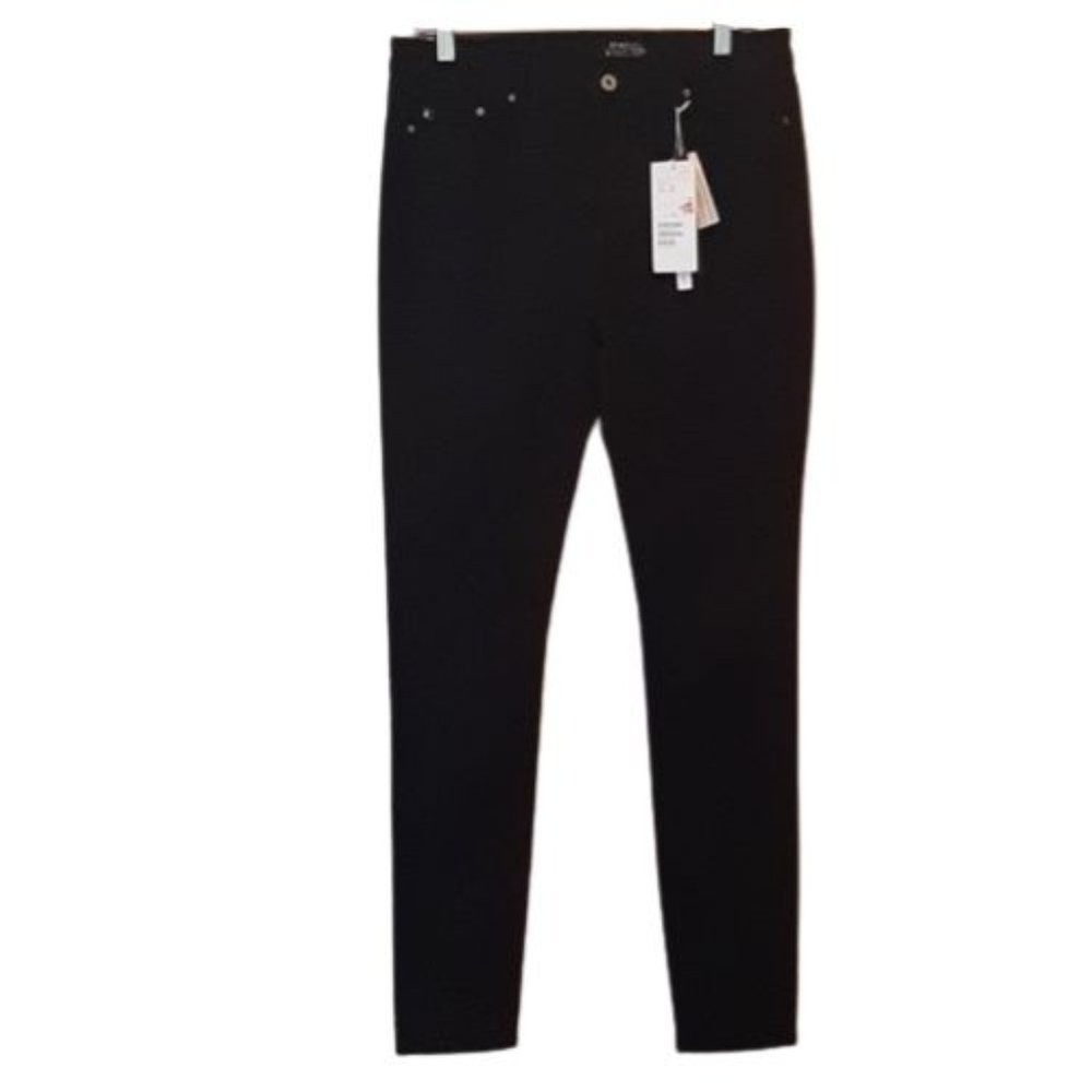 H&M Jeans Women's Size 20 Shaping Modelant Skinny Coupe Black Denim NWT